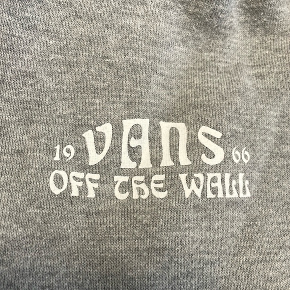 Vans Off The Wall Gray Crewneck Sweatshirt Men’s Small - Picture 3 of 9